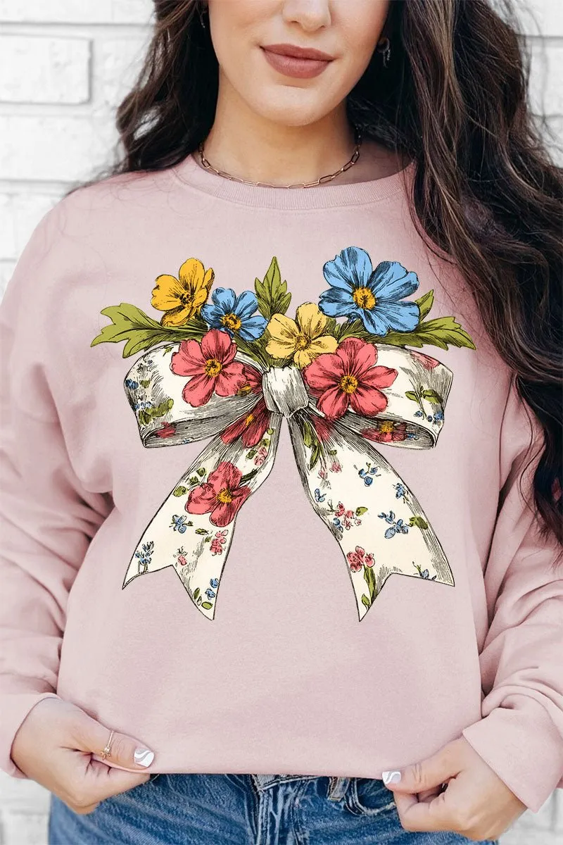 Spring Coquette Bouquet Unisex NuBlend Crew Sweatshirt