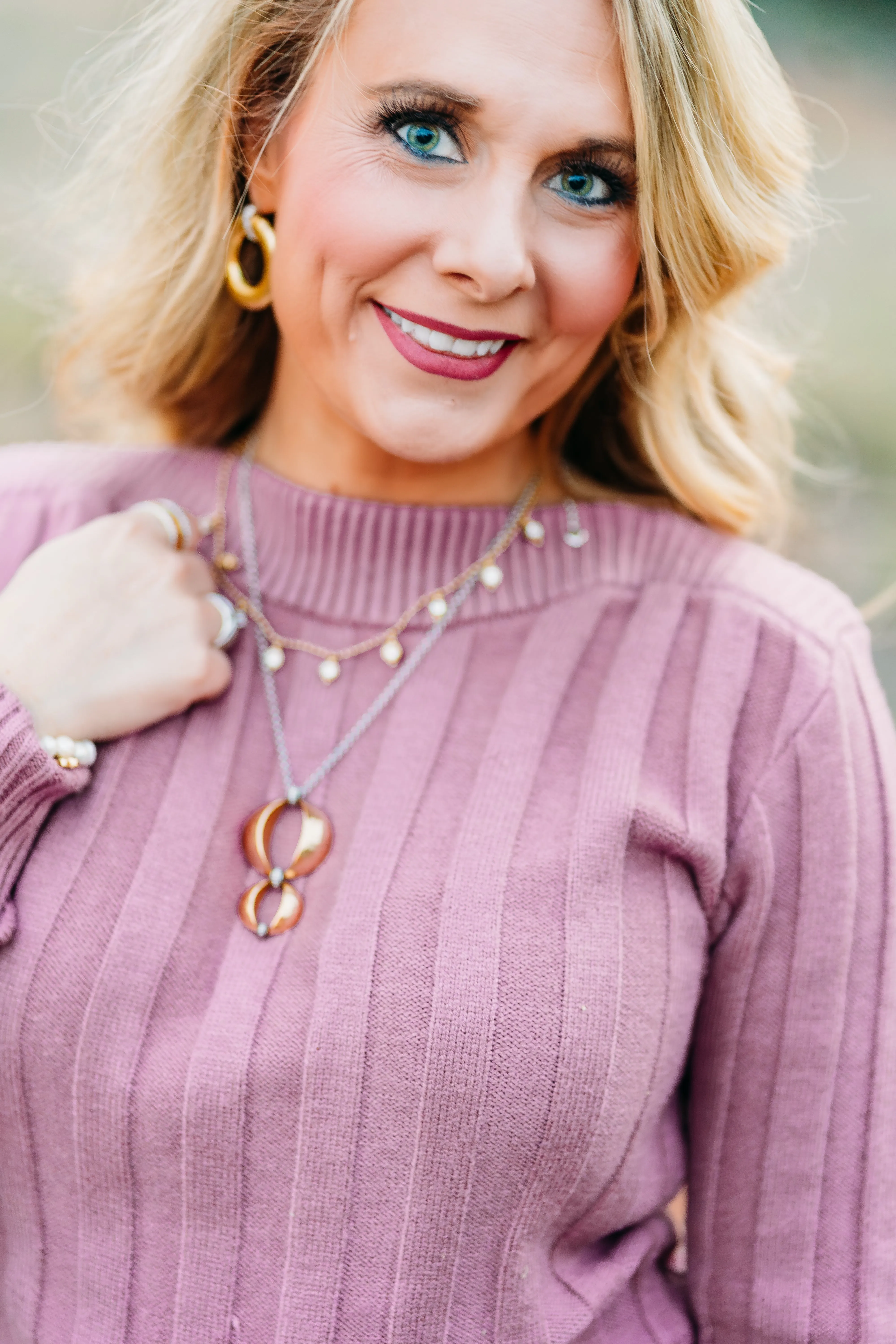 Steve Madden: Serra Sweater in Dark Orchid
