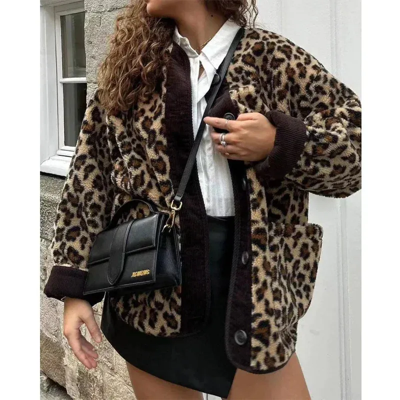 Teddyjas met luipaardprint