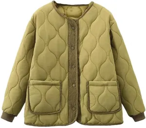 Thermal Down Cotton Parkas Women Autumn Winter Padded Coat Wadded Jacket