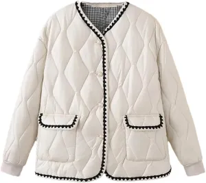 Thin Parkas Women Autumn Winter Down Cotton Padded Coat Thermal Wadded Jacket
