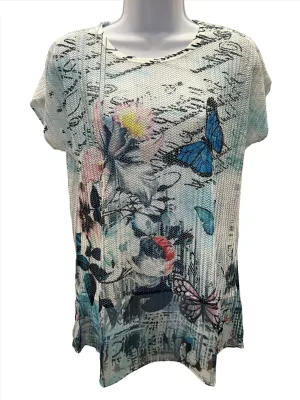 Top Lace Print Butterfly SALE