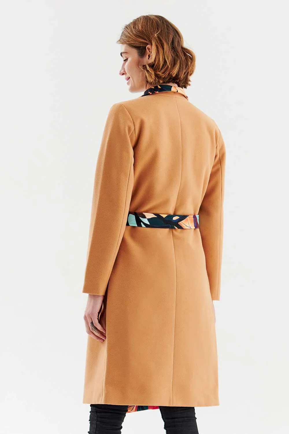 Tropical Rain tied coat