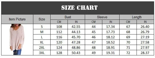 V-Neck Loose Oversized Long Sleeve Women Sweater