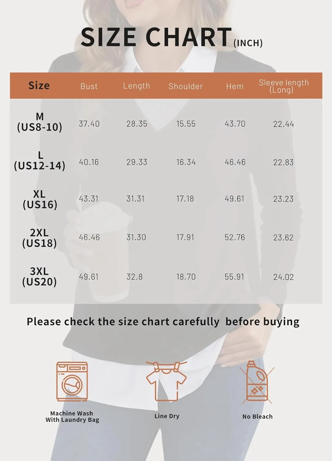 Vldnery Womens Fall Winter Sweater 2024 Trendy Clothes Oversize V Neck Long Sleeve Tops 2 in 1 Outfit Casual Pullover Shirts