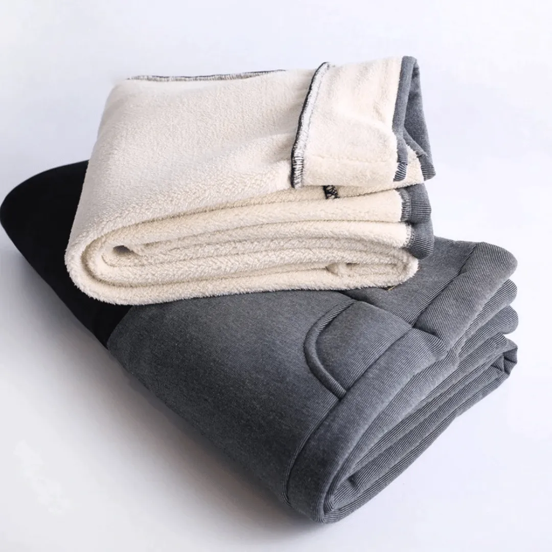 Winter Warmest Legging High Waist Stretchy Fleece Pants - Basic Design