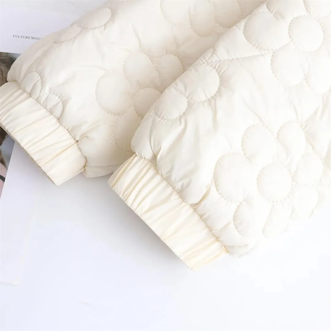 Women Parka Winter Stand Collar With Thick Loose Cotton Jacekt Padded Coat