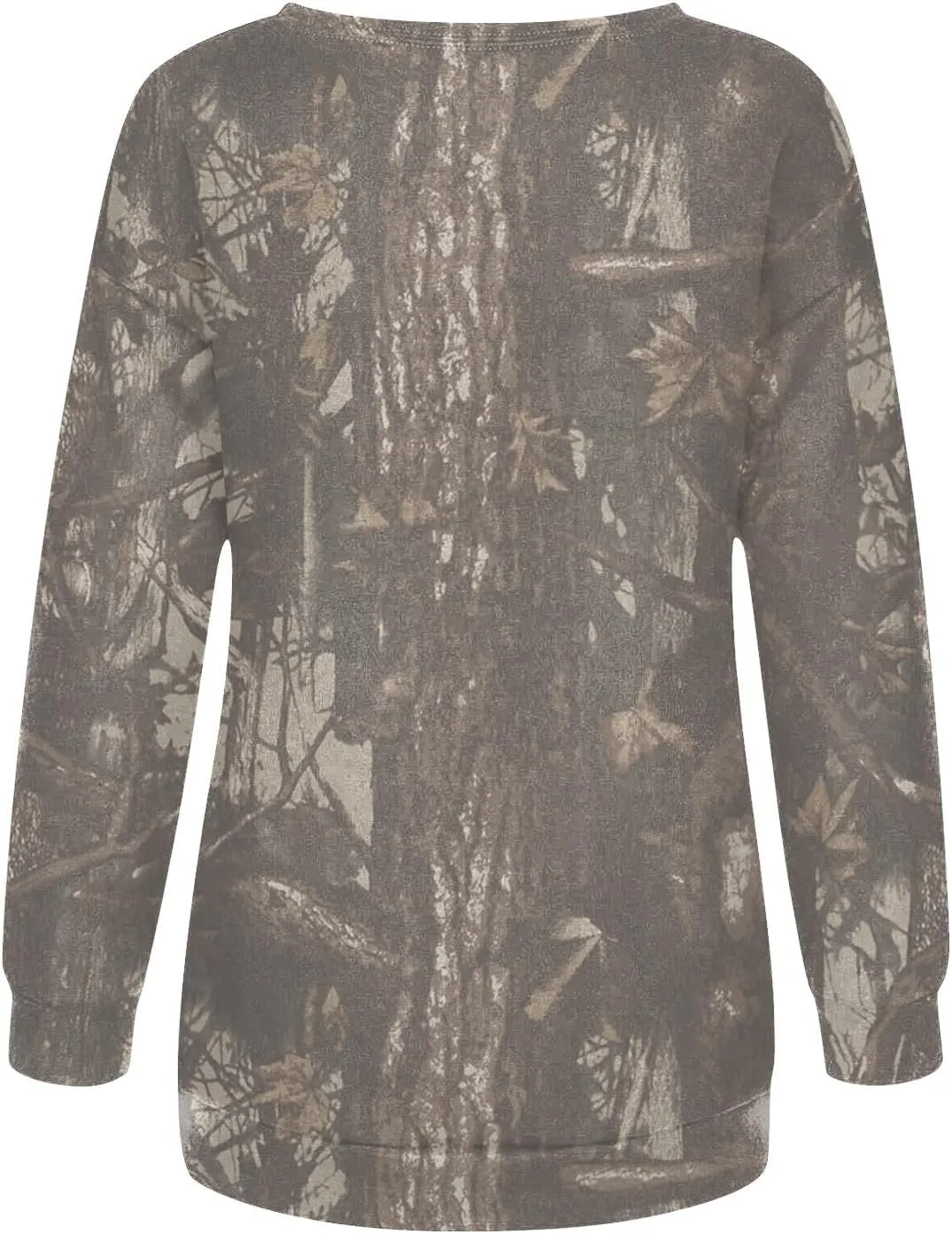 Womens Camo Oversized Sweatshirts Y2k Graphic Sweater Crewneck Long Sleeve Pullover Shirts