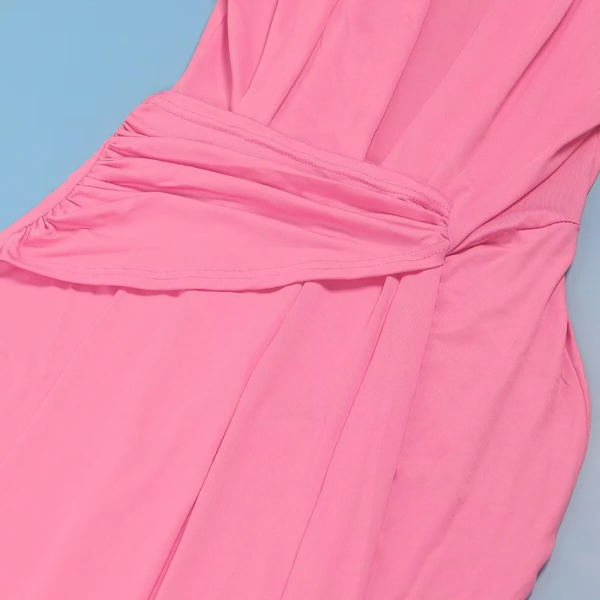 Women's Sexy Elegant Deep V Neck Sleeveless Bodycon Party Evening Gown Maxi Dress