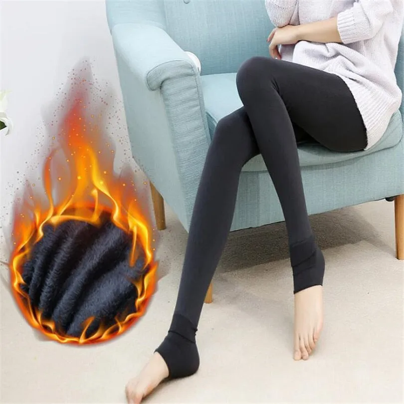 Women's Velvet-Lined Leggings