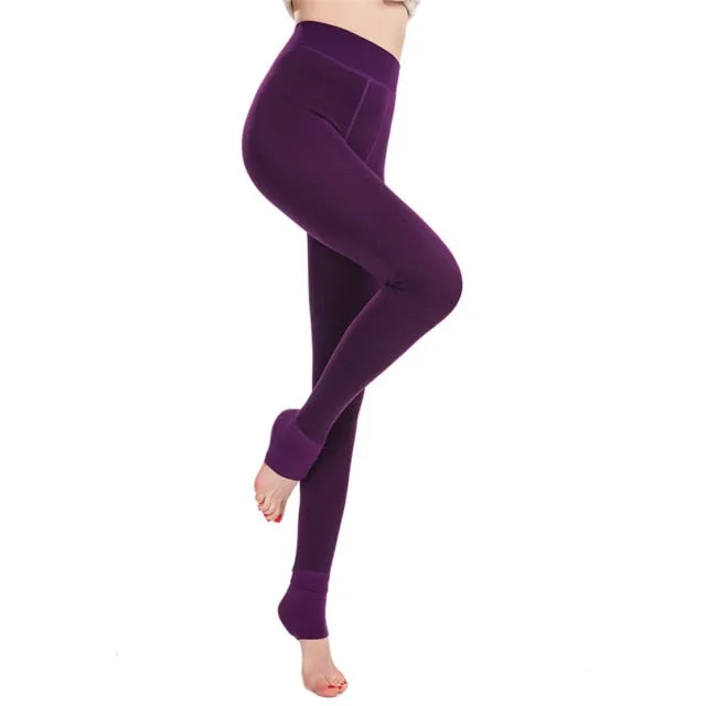 Women's Velvet-Lined Leggings