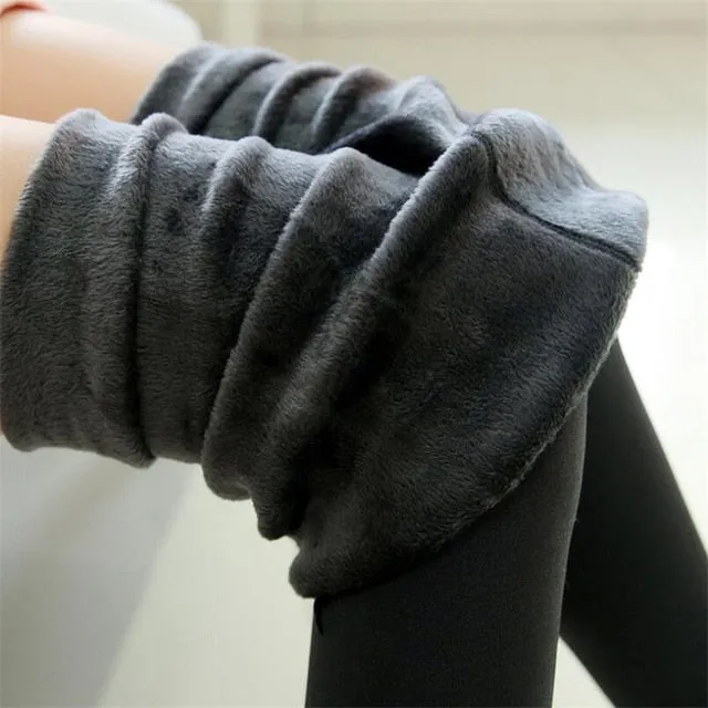 Women's Velvet-Lined Leggings