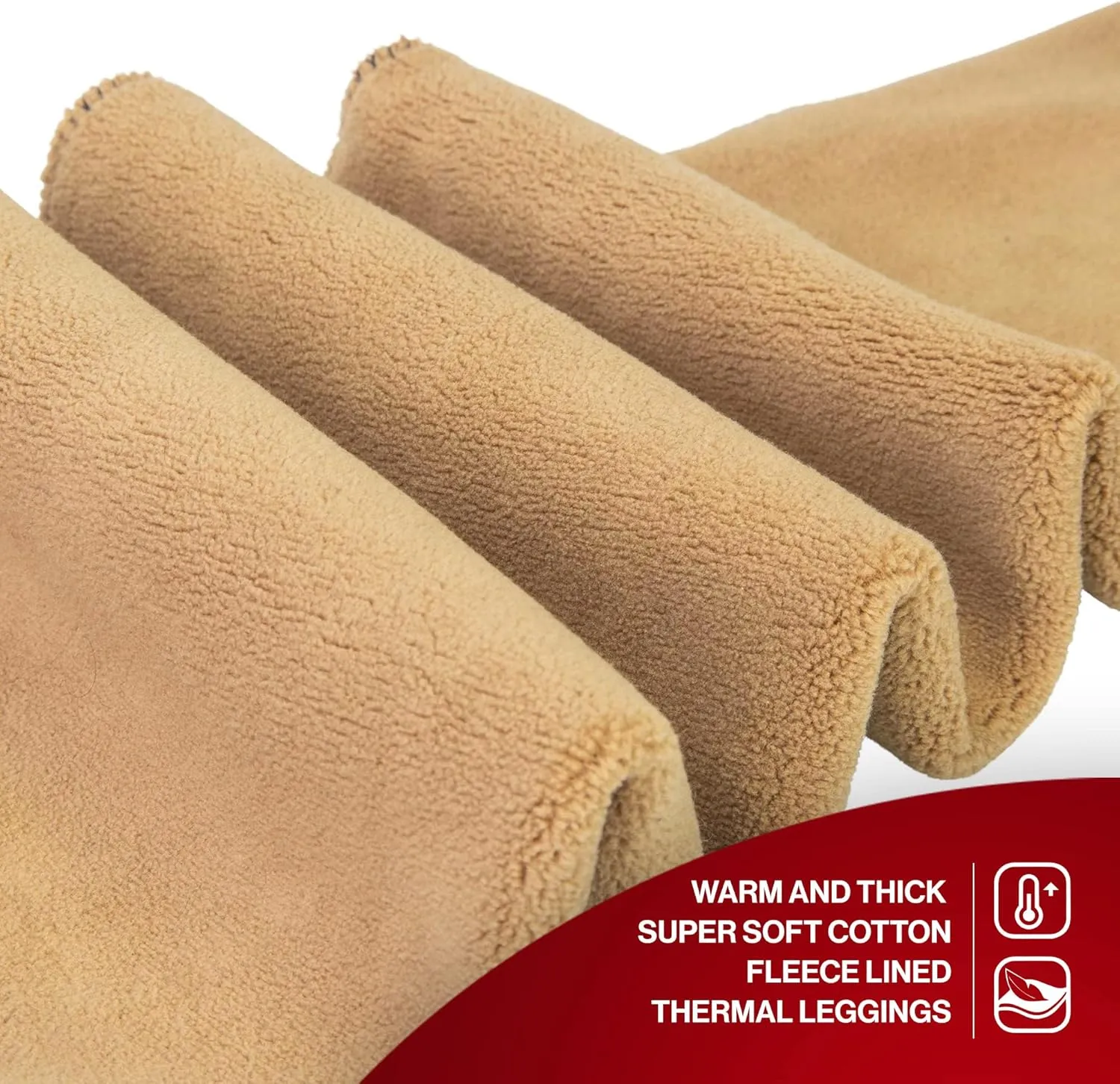 Women's Warm Winter Leggings Cotton Fleece Lined Thermal Pants ONE Legging High-Rise