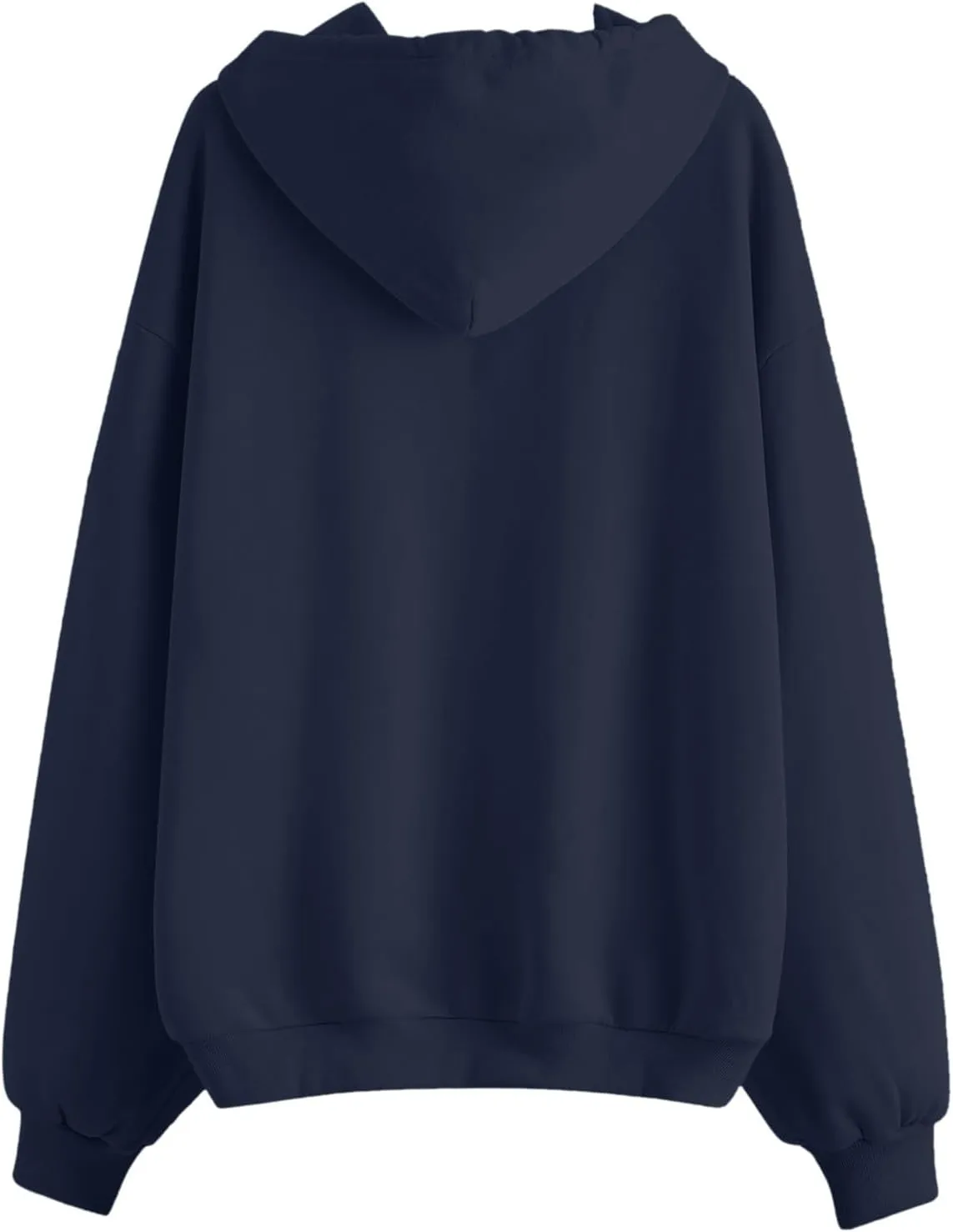 Womens Zip Up Hoodies Lightweight Fleece Jackets Oversized Long Sleeve Preppy Sweatshirt 2024 Fall Outfits Y2k Clothes