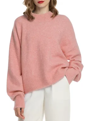Woolicity Mock Neck Oversized Loose Sweater