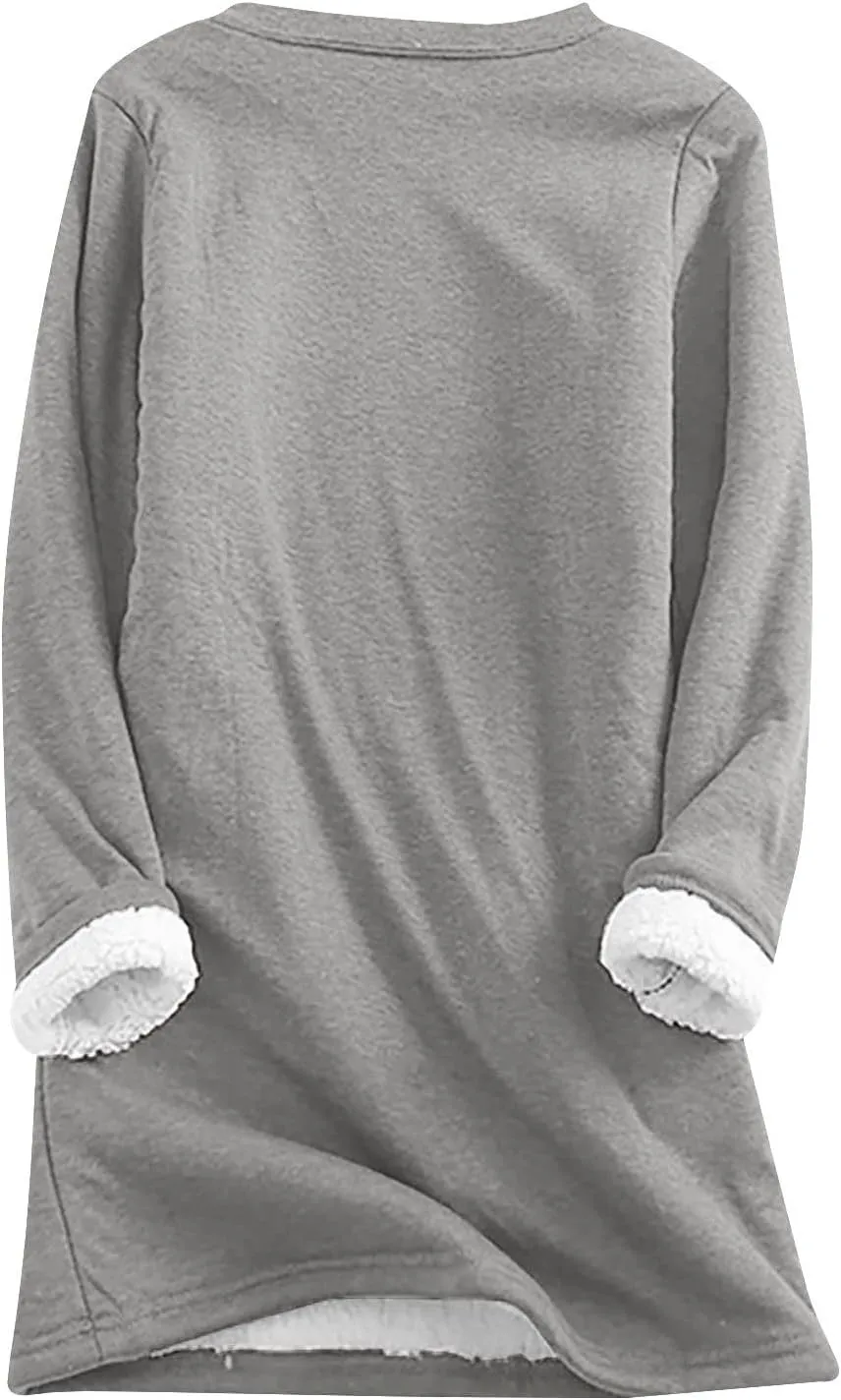 Yes I'm Still Freezing -Me 24:7 Sherpa Lined Loungewear Set for Women Fleece Sweatshirt &Sweatpant 2 Piece Outfits