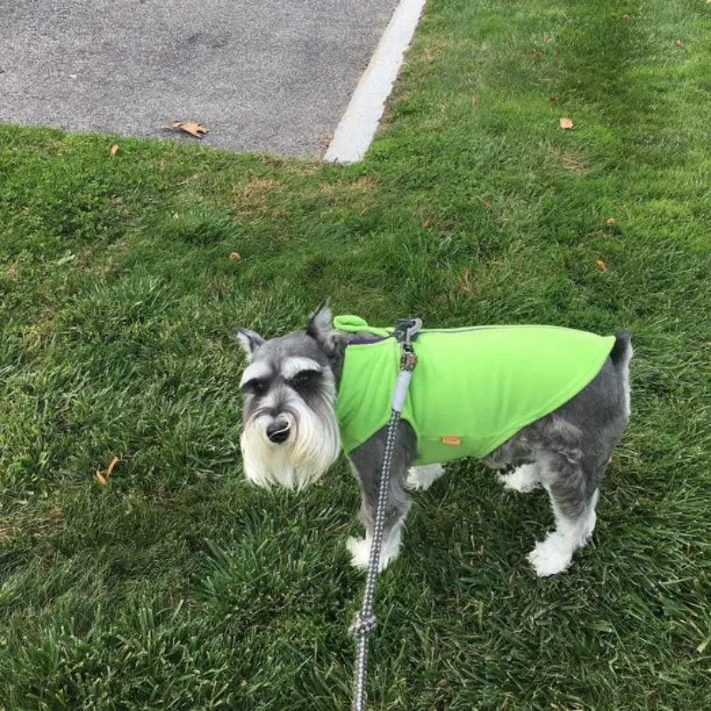 Zip Up Fleece Dog Sweater Winter Small Dog Sweater